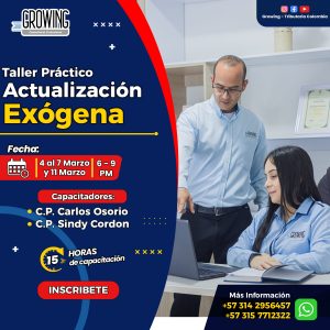 Taller Práctico de Actualización Exógena - Primera Edición