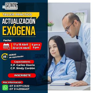 Taller Práctico de Actualización Exógena - Segunda Edición