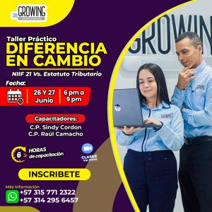 Taller Práctico de Diferencia en Cambio - NIIF 21 Vs Tributario Colombia