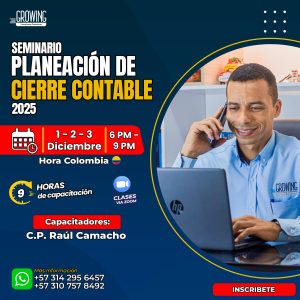 Seminario Planeación del Cierre Contable 2025