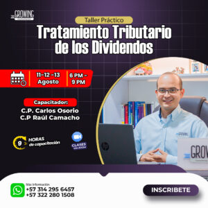 Taller Práctico Tratamiento Tributario de los Dividendos - 2026